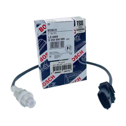 سنسور اکسیژن 207 سوکت مشکی برندBOSCH کدفنی 0258006089