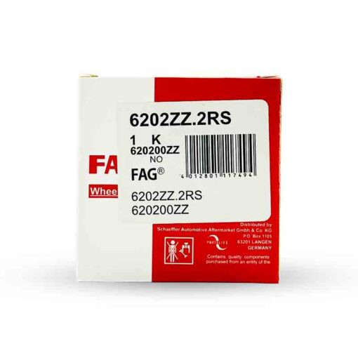 بلبرینگ ته میل لنگ FAG کد 6202RRS مناسب برای پراید