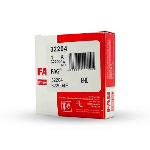 بلبرینگ ته شفت گیربکس FAG کد 32204 مناسب برای پراید و تیبا