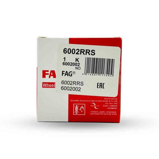 بلبرینگ دینام FAG کد فنی 6002 RRS مناسب برای پراید